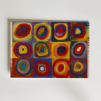 Wassily Kandinsky Squares with Concentric Circles 1913 Poster – canvas utan passepartout