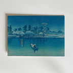 Hasui Kawase Ushibori 1930 Poster – utan passepartout