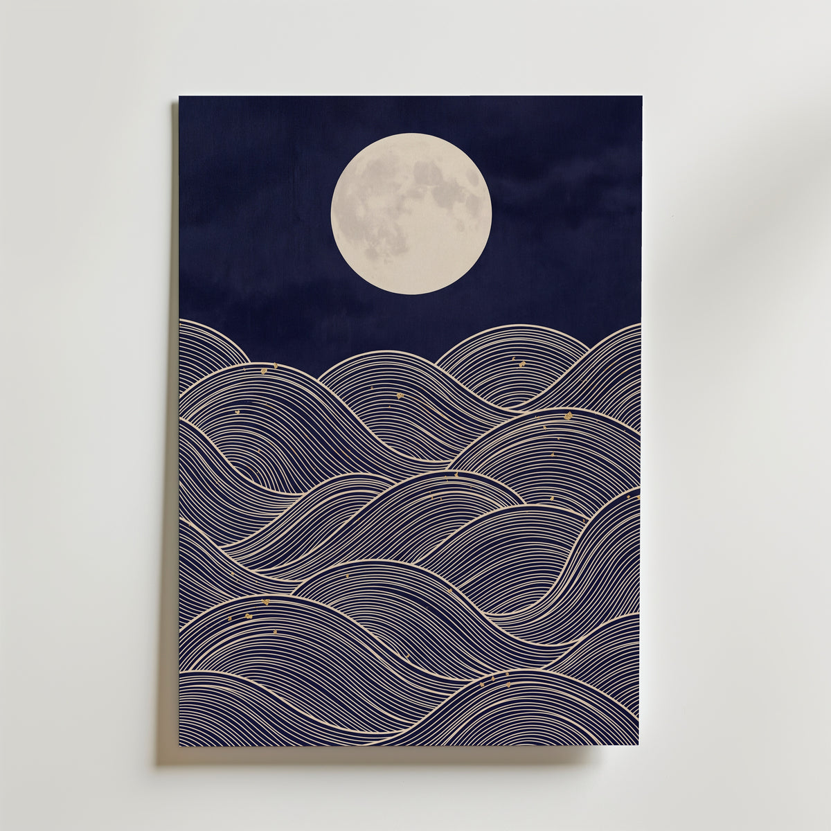 Moonlit Sea Poster – utan passepartout
