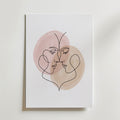 One Line Love Poster – utan passepartout