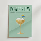 Powder Day Champagne Poster – utan passepartout