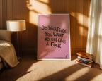 Do Whatever You Want Poster – i rum 1