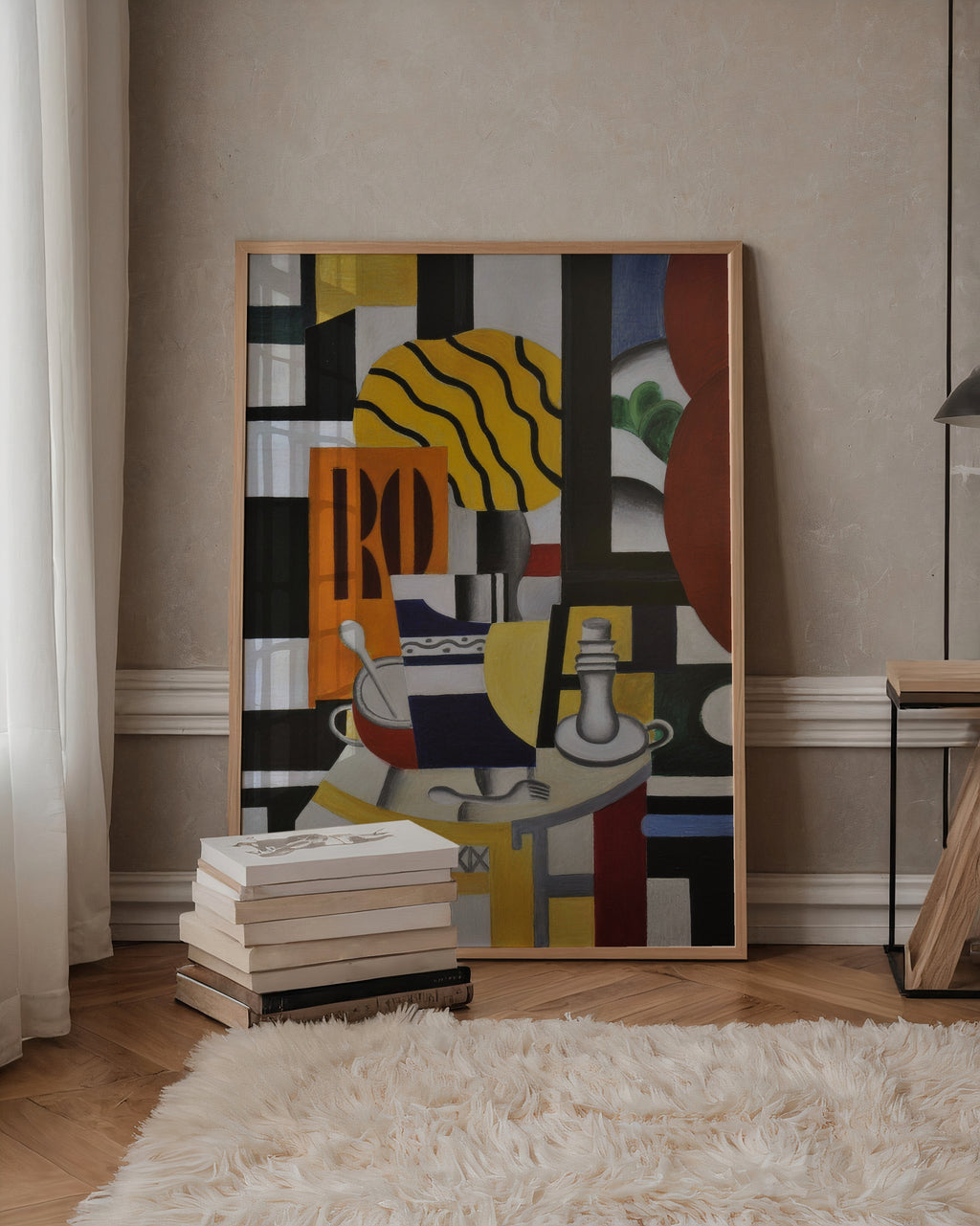 Fernand Leger Still Life with Candlestick 1922 Poster – i rum 1