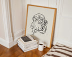 Henri Matisse Lady with Flowers Poster – i rum 1