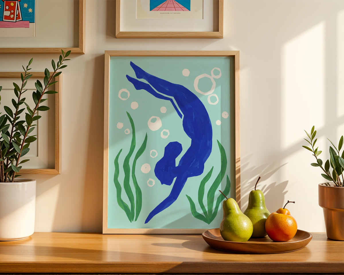 Henri Matisse The Swimmer Poster – i rum 1