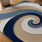 Indigo Spiral Poster – närbild på papper
