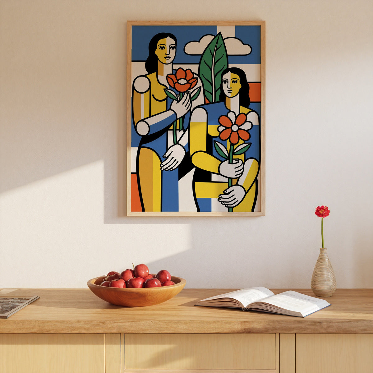 Fernand Leger Women with Flowers Poster – i rum 2