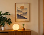 Indigo Mountains Poster – i rum 2