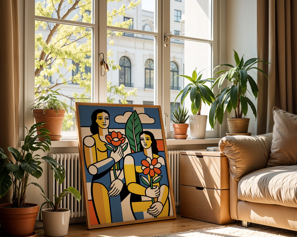 Fernand Leger Women with Flowers Poster – i rum 3
