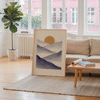 Indigo Mountains Poster – i rum 3