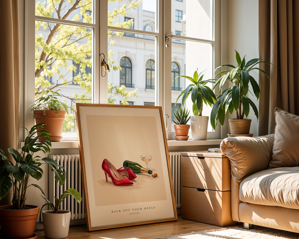 Lipstick and Linen Poster – i rum 3