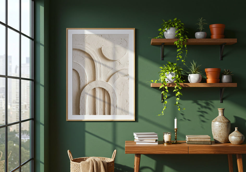Plaster Arches Poster – i rum 3