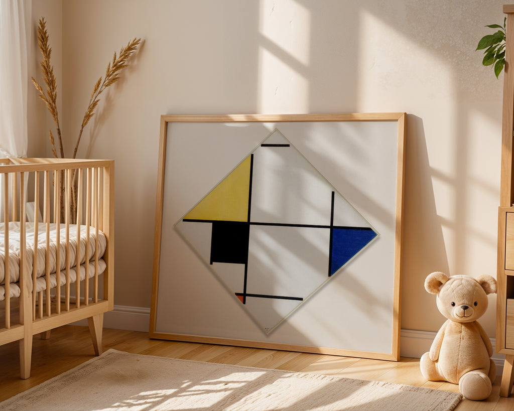 Piet Mondrian Lozenge Composition 1921 Poster – i rum 2
