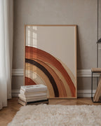 Terracotta Dune Poster – i rum 4