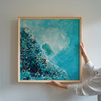 Sonia Tondkar Turkos Strand Poster – i rum 3