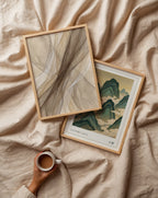 Sepia Veil Poster – två posters i rum 1