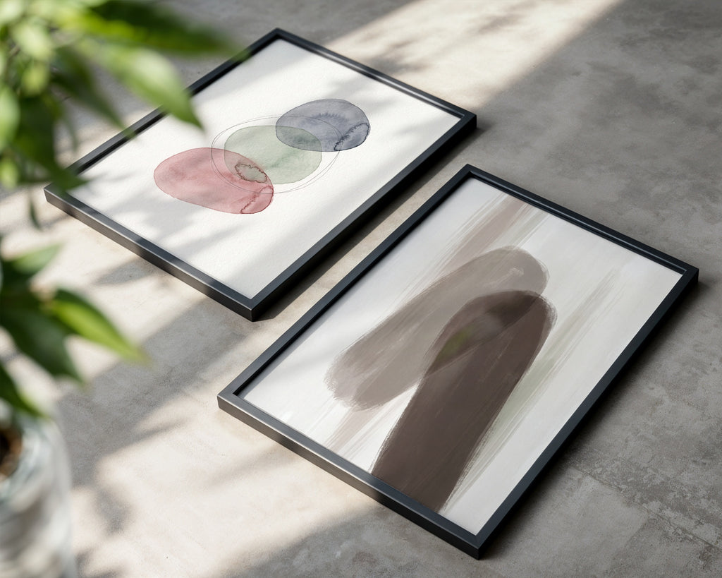 Leaning In Poster – två posters i rum 2