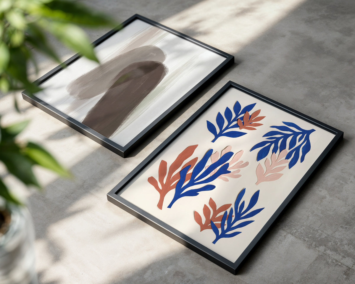 Cut-Out Garden Poster – två posters i rum 3
