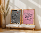 Do Whatever You Want Poster – två posters i rum 3
