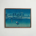 Hasui Kawase Ushibori 1930 Poster – valnötsram