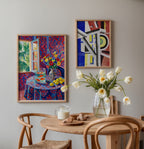 Henri Matisse Interior with Goldfish Poster – två posters i rum 3