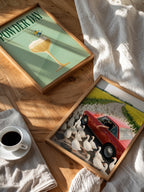 Rapeseed Rush Hour Poster – två posters i rum 3