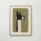 Minimal Boston Terrier Poster – ekram