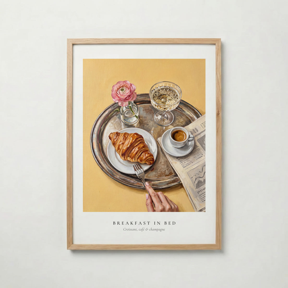 Silver Tray Morning Poster – ekram