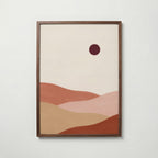 Desert Dawn Poster – valnötsram