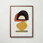 Mid-Century Balance Poster – valnötsram