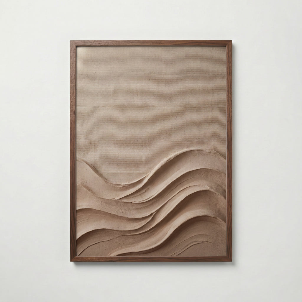 Plaster Waves Poster – valnötsram