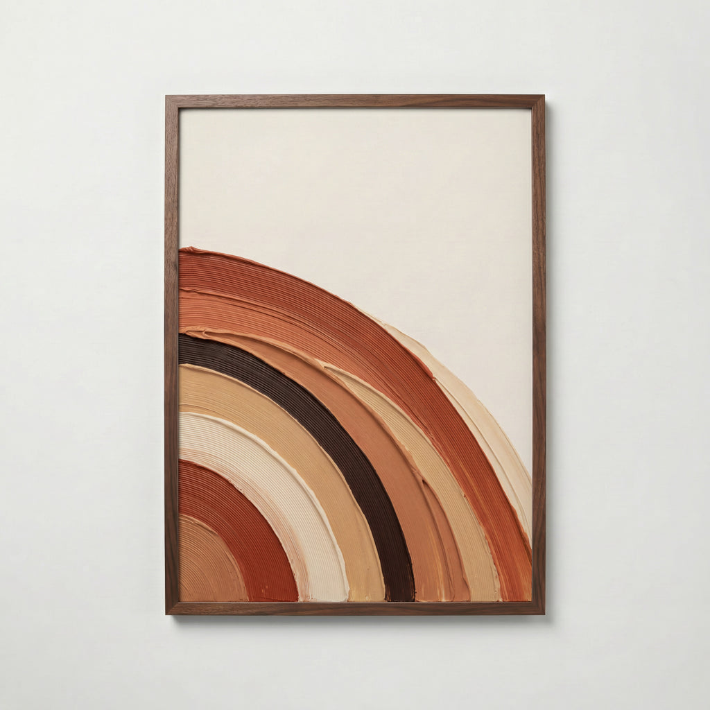 Terracotta Dune Poster – valnötsram