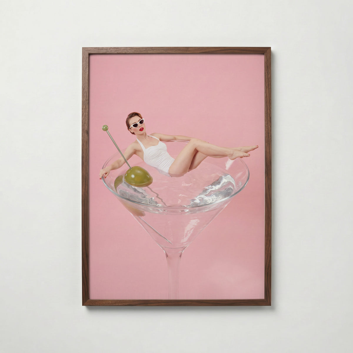 Martini Pool Poster – valnötsram