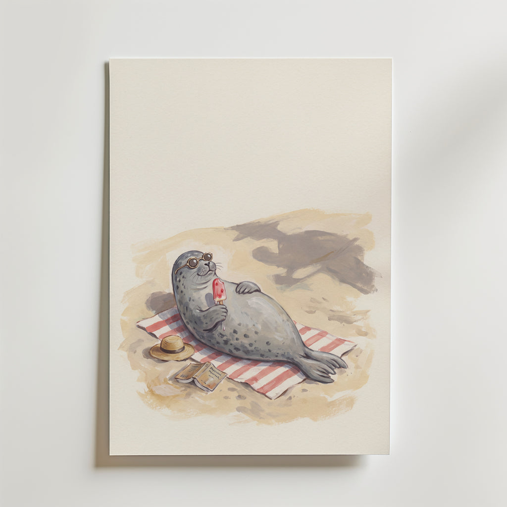 Seal of Approval Poster – canvas utan passepartout