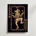 The Golden Juggler Joker Poster – canvas utan passepartout