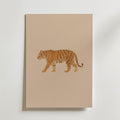 Tiger Stroll Poster – canvas utan passepartout