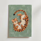 Tiger Tumble Poster – canvas utan passepartout