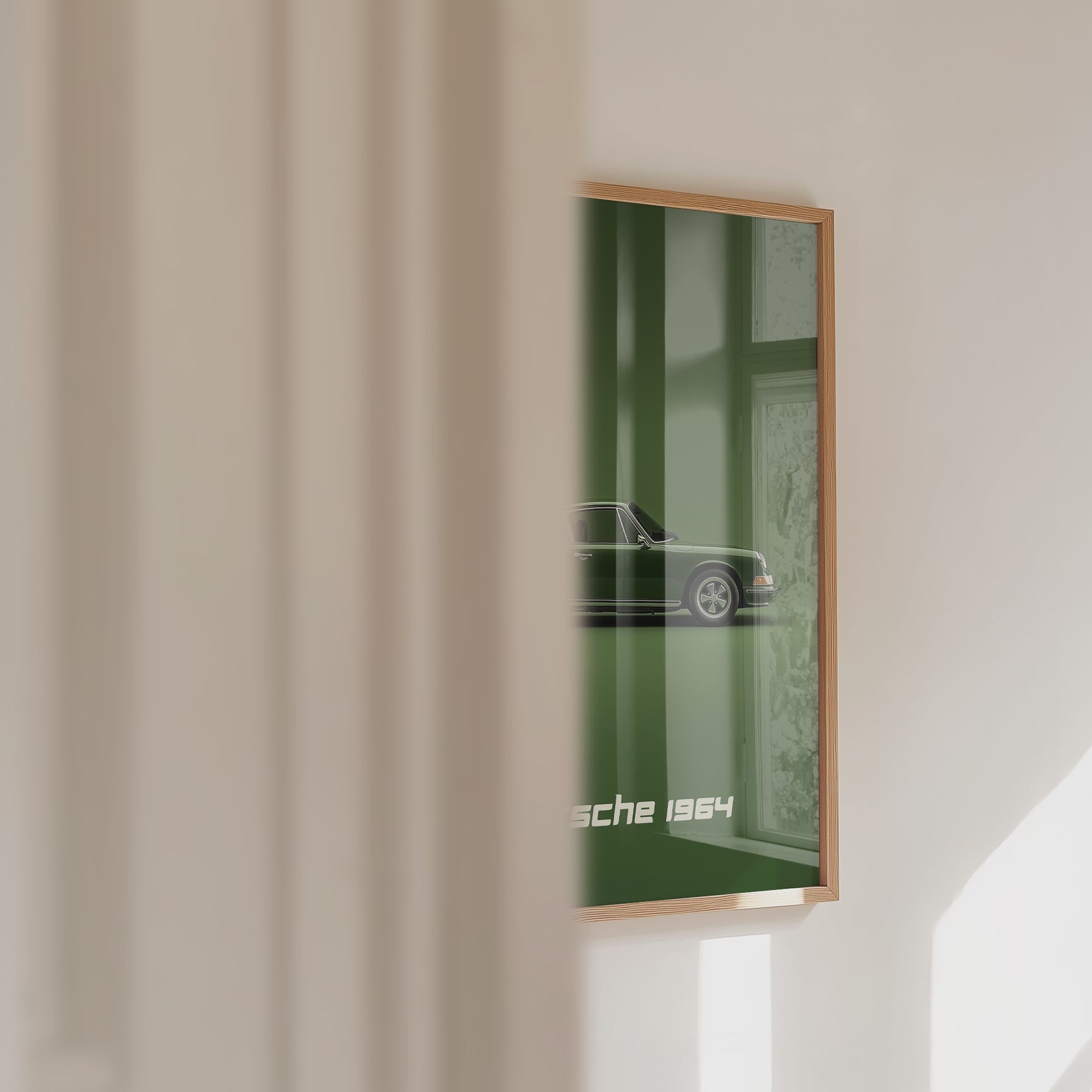 Retro Porsche Poster – väggvideo