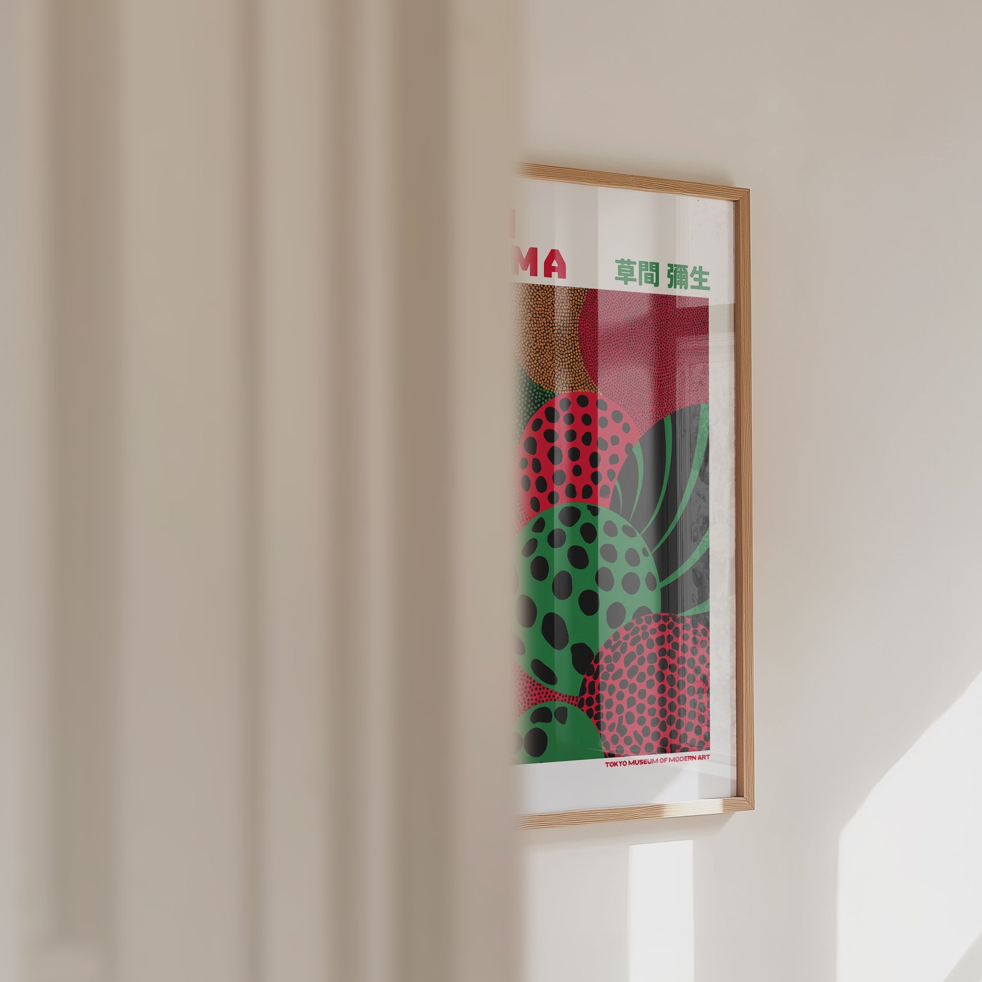 Yayoi Kusama Emerald Pulse 1984 Poster – väggvideo