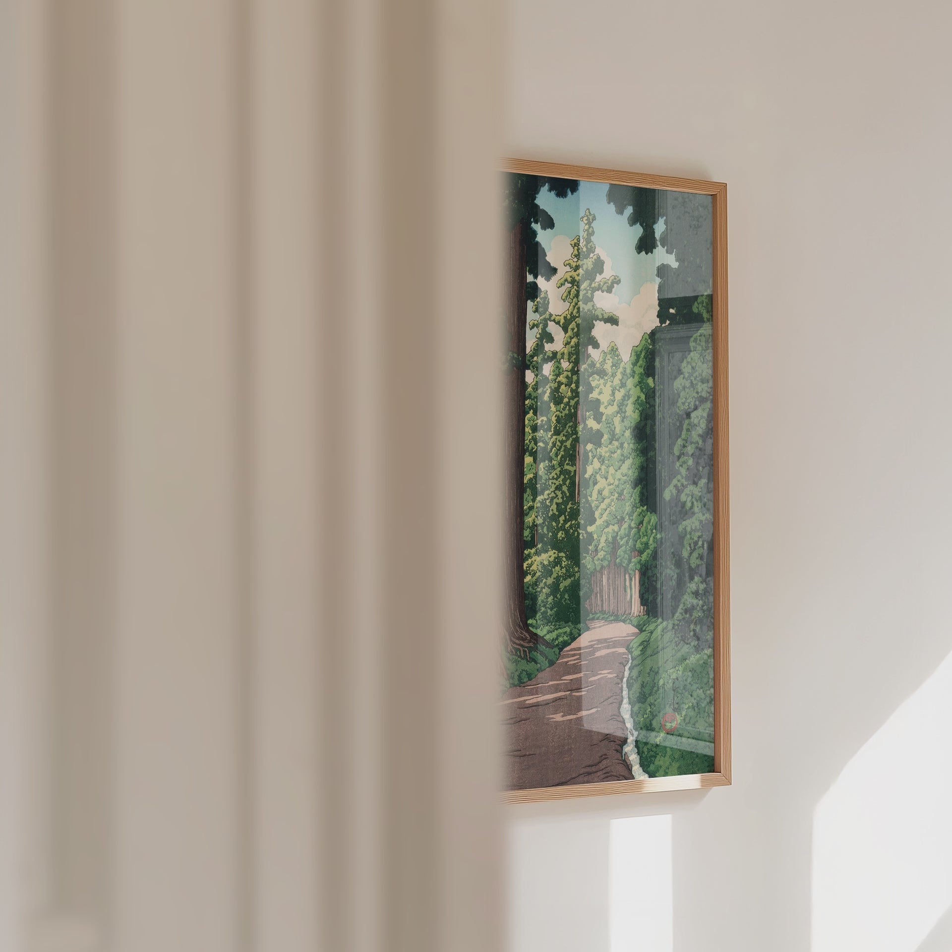The Road to Nikko Kawase Hasui Poster – väggvideo