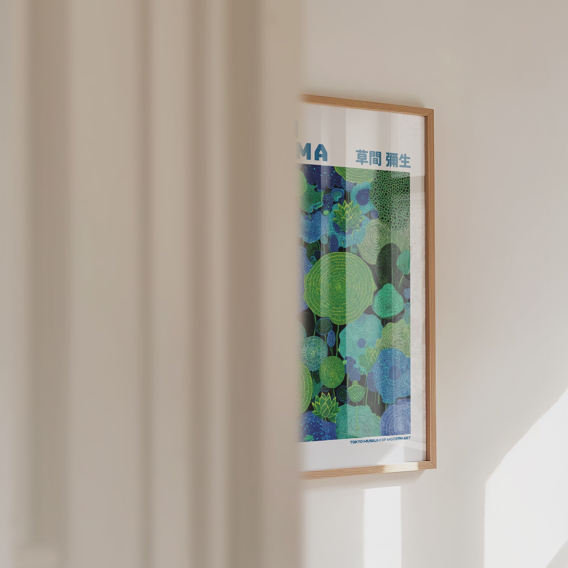 Yayoi Kusama Emerald Lotus Field 1984 Poster – väggvideo