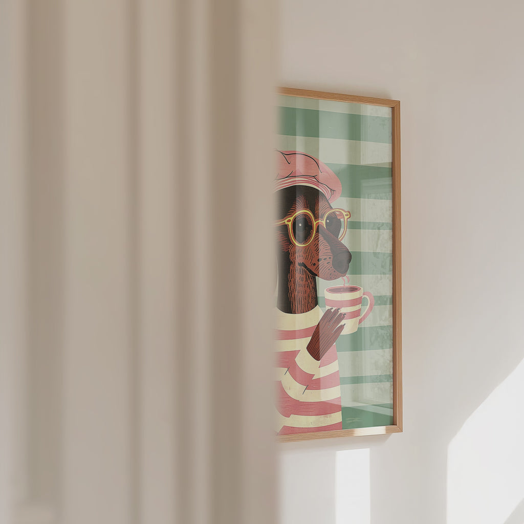 Parisian Pup Poster – väggvideo