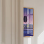 Hiroshi Nagai City Sunset Poster – väggvideo