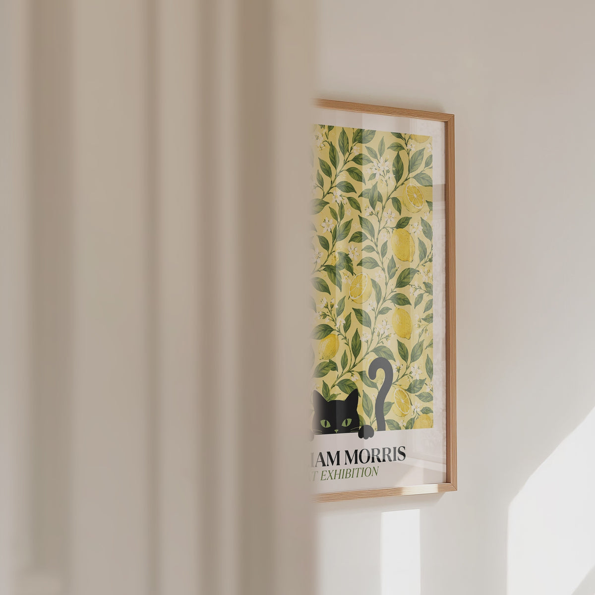 Cat in the Lemon Grove William Morris Poster – väggvideo