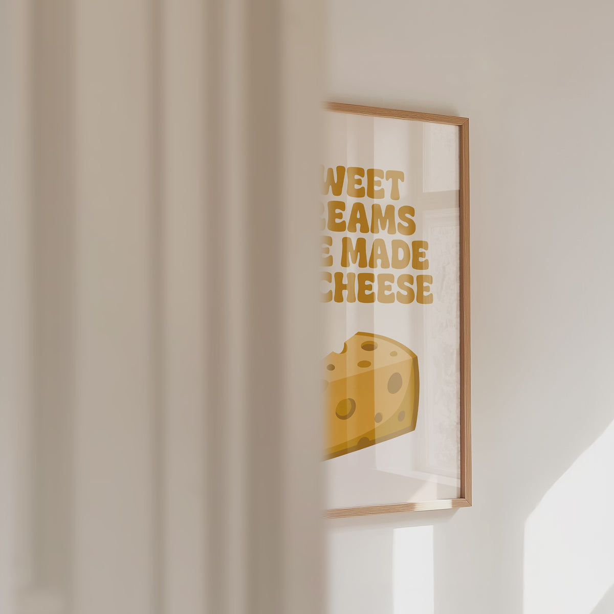 Sweet Dreams Are Made of Cheese Poster – väggvideo
