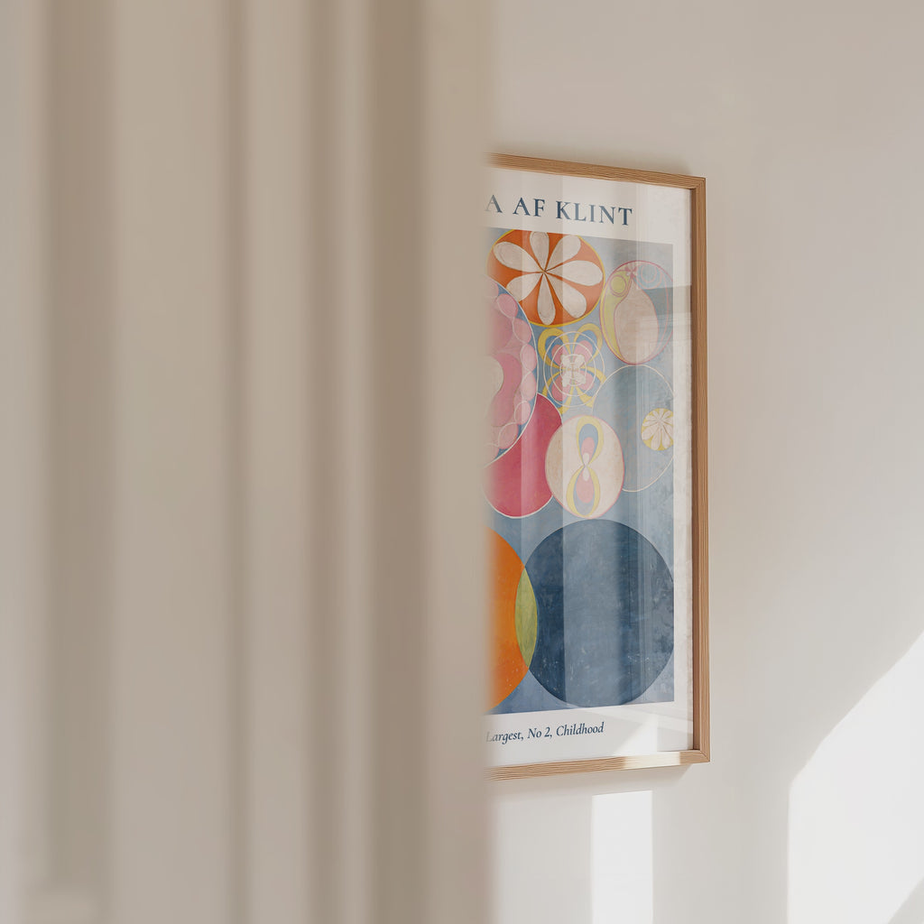 Hilma af Klint The Ten Largest No. 2 Childhood Poster – väggvideo