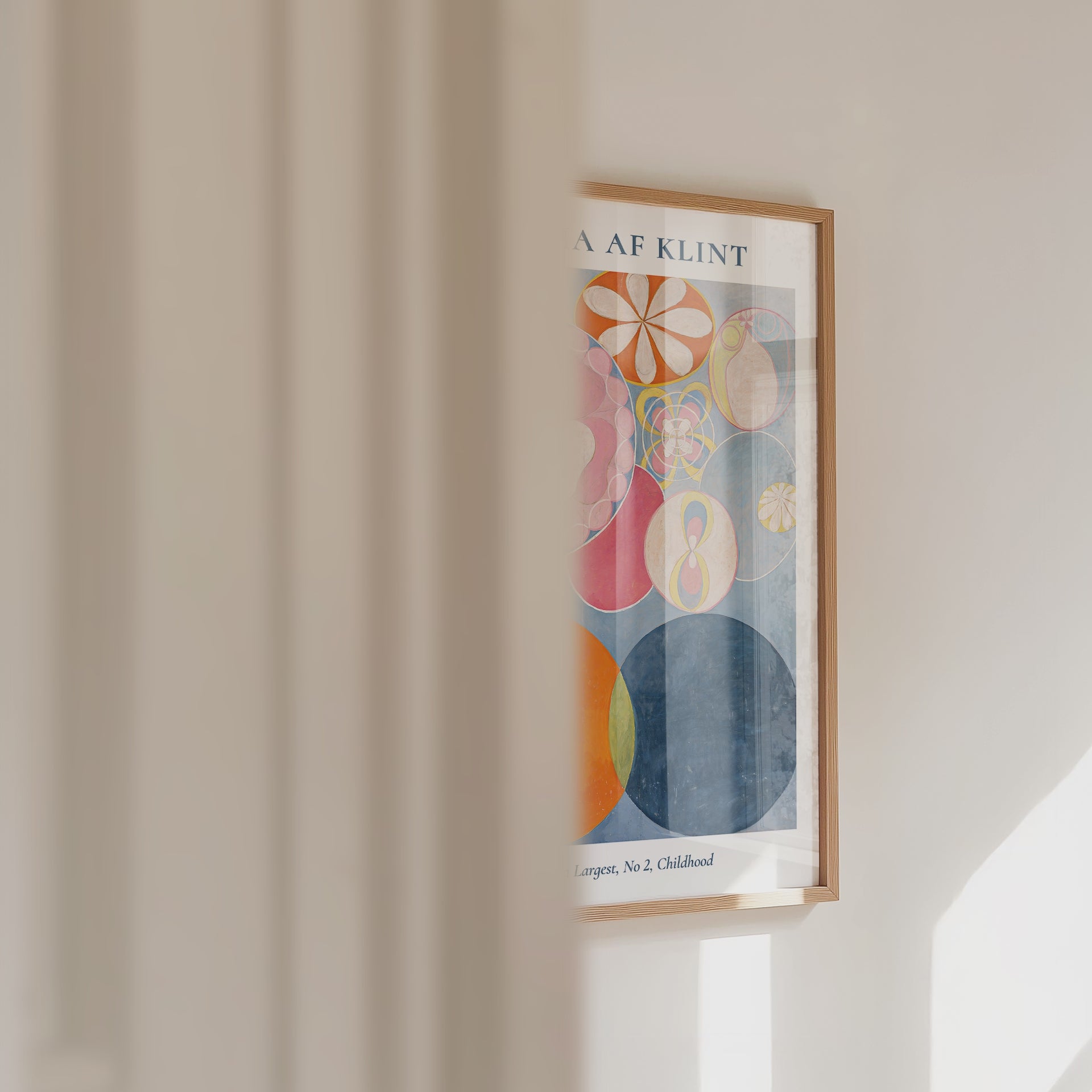 Hilma af Klint The Ten Largest No. 2 Childhood Poster – väggvideo