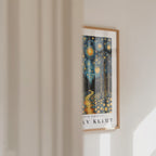 Gustav Klimt Starlit Forest Path Poster – väggvideo