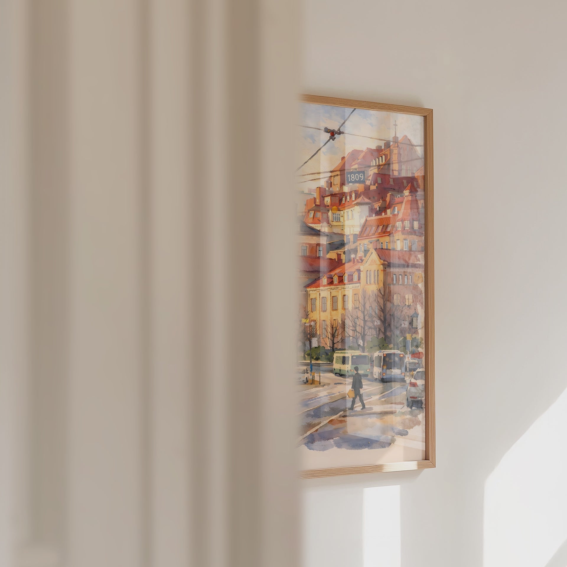 Göteborg Golden Hour Poster – väggvideo