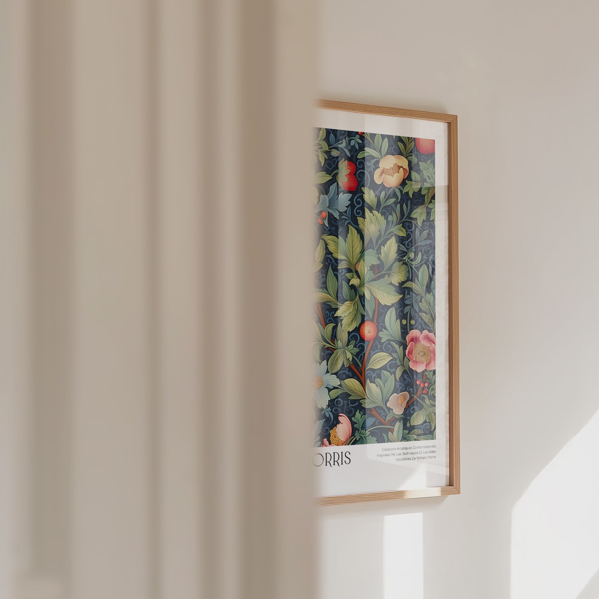 William Morris Midnight Orchard Poster – väggvideo